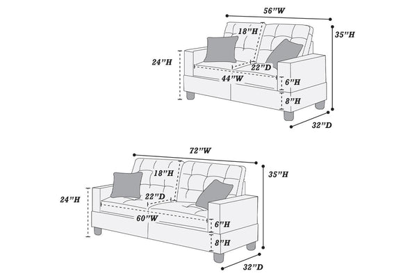 2-Pcs Sofa Set   |F7857