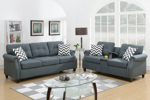 2-Pcs Sofa Set by Poundex