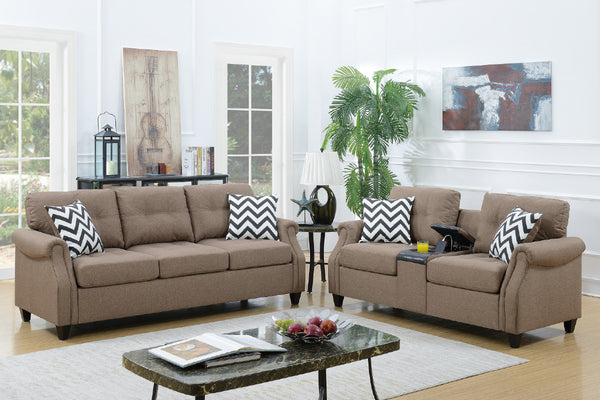 2-Pcs Sofa Set by Poundex