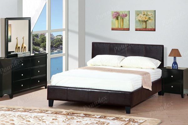 4 Pc Bedroom Set   |  Bed, Nightstand, Dresser, Mirror F9211
