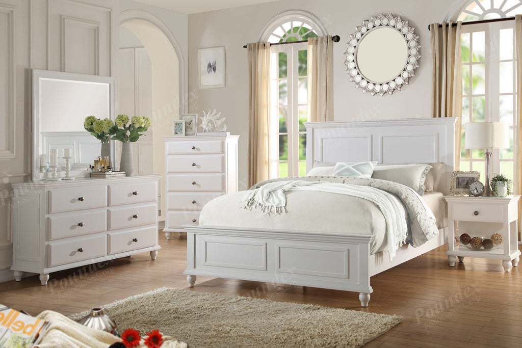 4 QUEEN Pc Bedroom Set | Bed, Nightstand, Dresser, Mirror F9270Q 4 QUEEN Pc Bedroom Set | Bed, Nightstand, Dresser, Mirror F9270Q