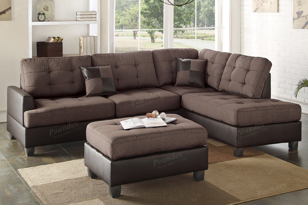 F6858 3 Pieces Sectional |F6858 – Doria Furniture & Mattress Outlet